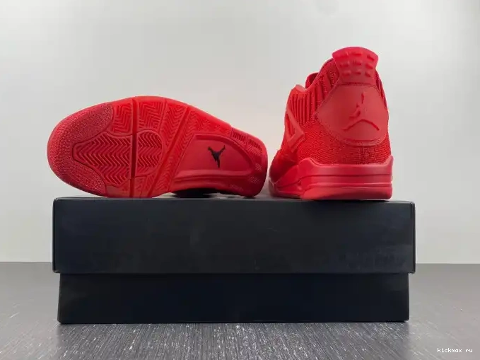 Rep AQ3559-600 Jordan Retro 4 Flyknit Red 0606